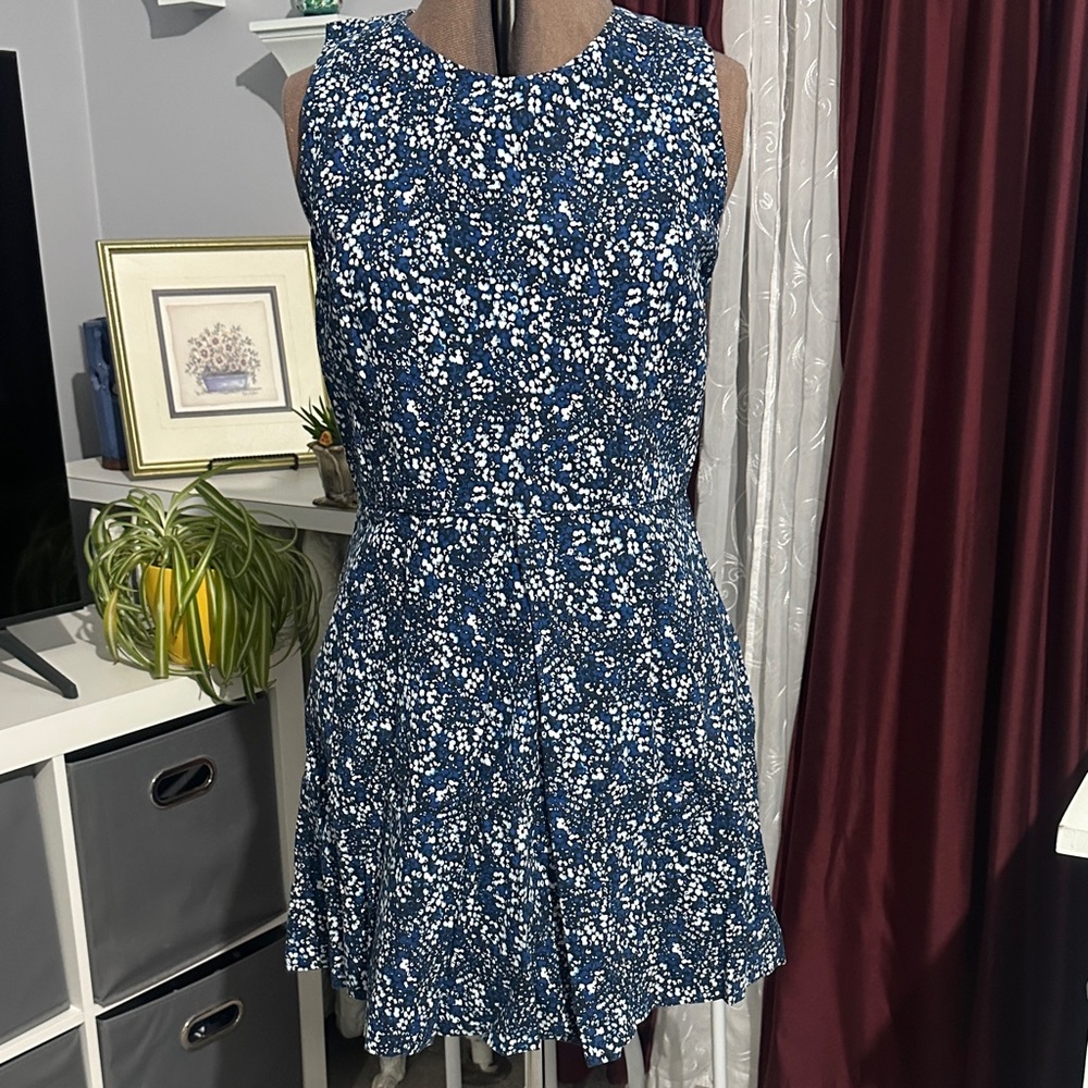 GAP Navy Blue Floral Mini Dress